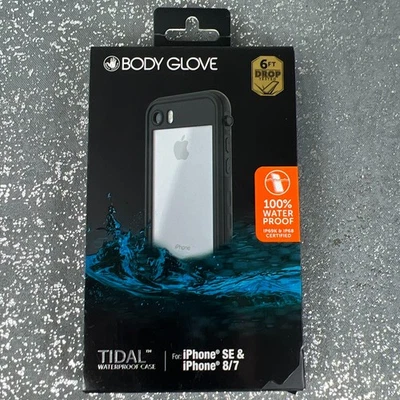 Body Glove Tidal Waterproof Phone Case iPhone SE / 8 / 7 - Black - Open Box - Image 1 of 4