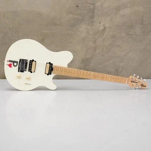 Music Man Axis Super Sport White Electric Guitar w/ Hardshell Case #56428 - Picture 1 of 20