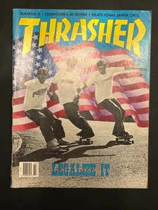 ๐น Vintage Thrasher Skateboarding Magazine Collectable - July 1988 - Picture 1 of 3