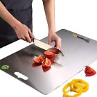 Stainless Steel Chopping Slicing Cutting Board for Kitchen 50 x 31 cm