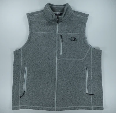 Chaleco The North Face Para Hombres XXL Gordon Lyons Exterior Cremallera Completa Senderismo Vellón Campamento Foto 1 de 4