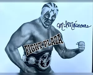 Mil Mascaras Autographed 8x10 Photo Lucha Libre Pro Wrestling Leyenda AAA CMLL - Picture 1 of 1