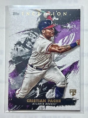 2021 Topps Inception Cristian Pache #63 Atlanta Braves - Image 1 of 2