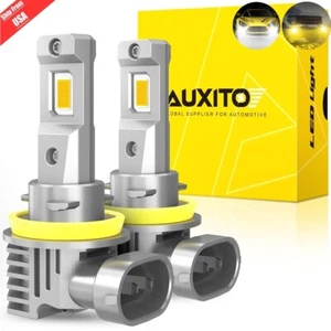 AUXITO H11 H8 H9 H16 LED Fog Driving Light Bulbs Kit 80000LM Super Bright 2-20x - Picture 1 of 22