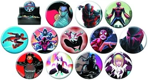 Marvel Spider-Verse Metal Button Assortment of 12 Ata-Boy YOU CHOOSE YOUR BUTTON - Picture 1 of 12