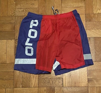 Pantalones Cortos Vintage Polo Sport 3m Nylon Talla Pequeña Foto 1 de 3