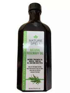 Aceite de romero natural Nature Spell - tratamiento, cabello, cuerpo | Hecho en el Reino Unido 150 ml - Imagen 1 de 2