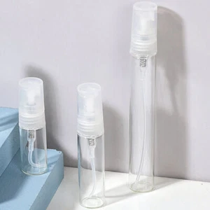 10Pcs 3/5/10ml Glass Perfume Bottle Atomizer Pump Spray Comestic Container AU - Picture 1 of 18