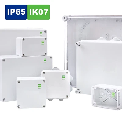 Hochwertige Abzweigdose / Verteilerbox / Leergehäuse / IP55/65💦 / mit Dichtung - Bild 1 von 2