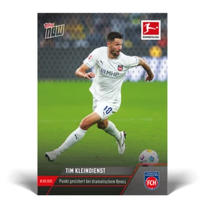 Topps Now Bundesliga 2023-24 - Card 017 - Tim Kleindienst - 1. FC Heidenheim - Bild 1 von 2