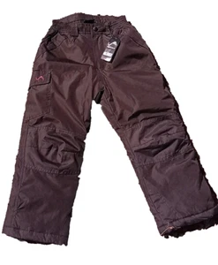 Pantalones de esquí de nieve Vertical 9 jóvenes negros con bolsillo de carga para nieve nuevos con etiquetas. Talla XS (6/6x) - Imagen 1 de 5