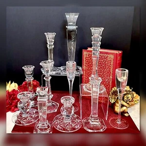 Kristall Kerzenständer Vintage Kerzenständer Hochzeit Herzstück Kerzenset - 11 - Bild 1 von 11