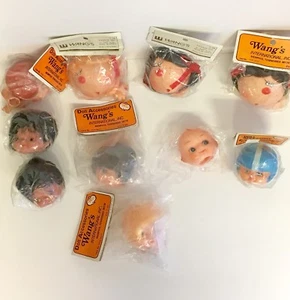 Wang’s International Puppenkopf Lot X 10 - Bild 1 von 12