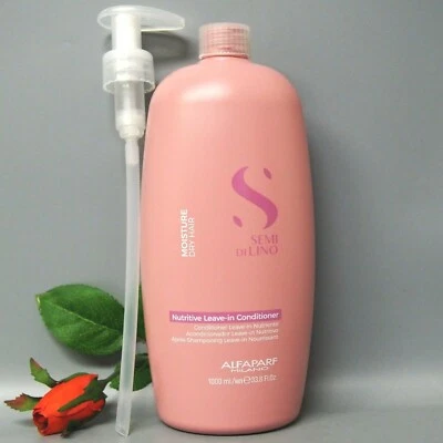 WITH PUMP Alfaparf Semi Di Lino Moisture Nutritive Leave-In Conditioner 33.8oz - Image 1 of 2