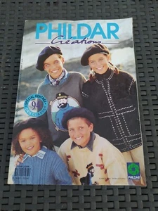 Magazine Phildar créations n°249 hiver 1994 pulls enfants Tintin Hergé Haddock - Picture 1 of 8