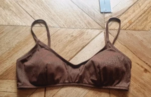 Target - Womens Sparkle Bikini Bralette Top - Size 12 AUS - Brown Padded Swim - Bild 1 von 8