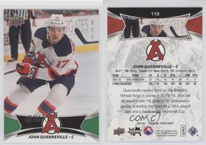 2016-17 Upper Deck AHL SP Green John Quenneville #119 Rookie RC