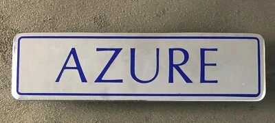 Rolls Royce Bentley Azure Blue Enamel Automobile Motor Car Badge Emblem - Image 1 of 2