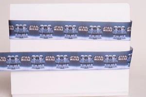 Star Wars blau 7/8" Ripsband verschiedene Yards VERSAND AUS USA - Bild 1 von 1