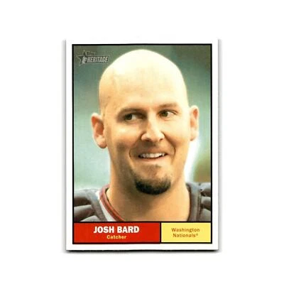 2010 Topps Heritage Josh Bard Nationals #158 - Image 1 of 3