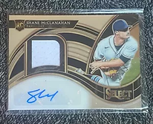 2022 Panini Select Baseball Shane McClanahan Rookie Relic Auto /299 Rays - Picture 1 of 3