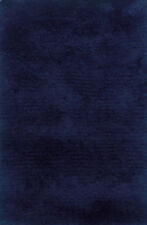 5x7 Sphinx Solid Shag Blue 81106 Kolorowy dywan - około 5' x 7'