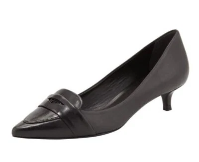 Mocasín de tacón negro Tory Burch Bronson Kitten para mujer talla 6,5 M Foto 1 de 4