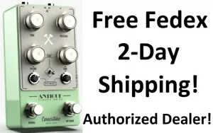 New Cornerstone Antique Classic Drive V3 Overdrive Guitar Pedal Surf Green - Picture 1 of 2