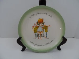 Holly Hobbie Sammelteller 10,5" A Little Patience, a Little Smile... 1972 - Bild 1 von 4