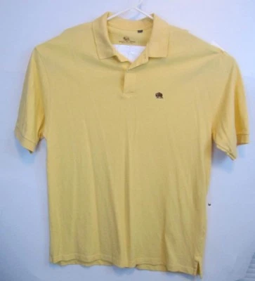 Camisa polo Buffalo & Company para hombre estilo 100 % algodón talla 2XL amarilla S/S  Foto 1 de 4