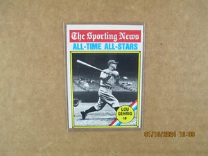 1976 Topps Baseball #341 Lou Gehrig EX + - Picture 1 of 2
