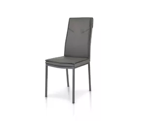 Silla de Ecopiel Cuarto Sala Estar Oficina Cocina Diseño Moderno Set 2 Piezas - Imagen 1 de 4