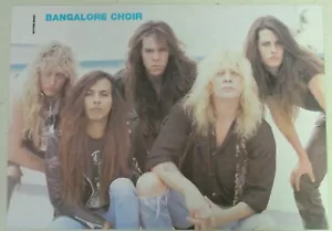 CORO BANGALORE ~ Difficile da trovare foto vintage primi anni 90 ~ pagina rivista PINUP - Foto 1 di 1