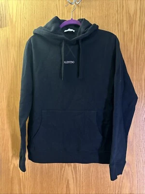 Sudadera/sudadera con capucha negra pequeña Valentino Foto 1 de 4