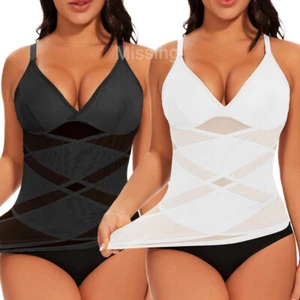 Women' Shapewear Camisole Compression Vest Tank Tops Tummy Control Cami Shaper - Picture 1 of 19