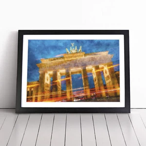 Brandenburg Gate In Berlin Vol.1 Wall Art Print Framed Canvas Picture Poster - Picture 1 of 9
