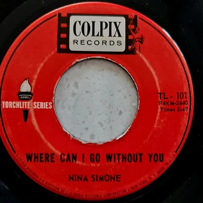 Nina Simone – Where Can I Go Without You / Memphis In June - 1963 Import 7" - Image 1 of 2
