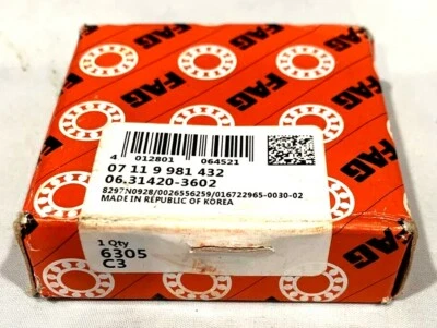 FAG Bearing 07119981432 06.31420-3602 8297N0928 - Image 1 of 4