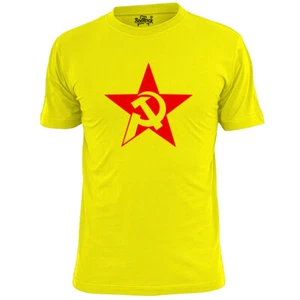 Mens Hammer And Sickle T Shirt Communism Socialism Lenin Marx - Picture 1 of 2