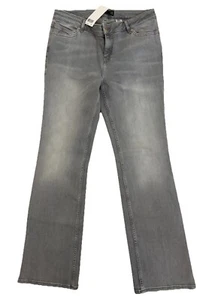 BNWT Own Jeans By NEXT Size 14 32w 30l Grey Bootleg - Picture 1 of 11