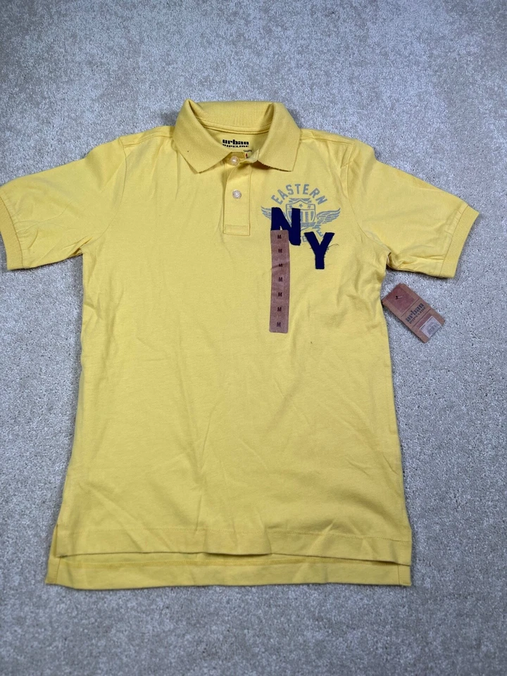 Nuevo Polo Urban Pipeline Niños Talla M Amarillo Manga Corta 1448GRD Foto 1 de 4