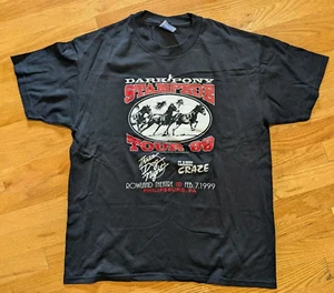 Vintage Three Dog Night Tour 1999 Black All Size Cotton Shirt AR1248 - Picture 1 of 3