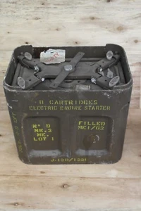 Metal Cartridge Case / Ammo Tin H60 Mk1 With Twist Lock Lid - 1956 VGC - Picture 1 of 11