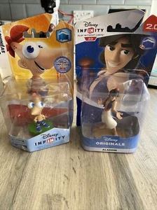 Disney Infinity Figuren 2.0 Phineas und Aladdin Brandneu Versiegelt - Bild 1 von 3