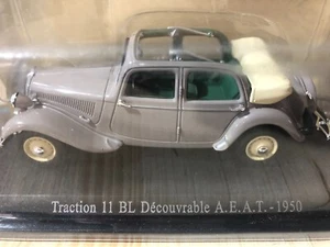 Citroen Traction 11 BL Découvrable A.E.A.T. 1950 Grigio - DIE CAST 1:43 - Picture 1 of 1