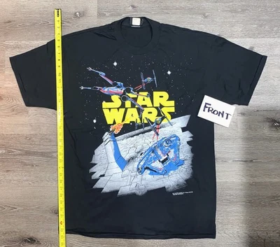 Camisa Marlin Tease 1993 Star Wars Battle XL sin usar etiqueta adhesiva precio Starlog Foto 1 de 4