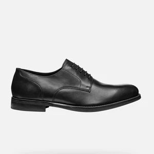 GEOX BARBERIGO Uomo 100% Pelle Nera Elegante e Confortevole U56MBC00043C9999 - Foto 1 di 7
