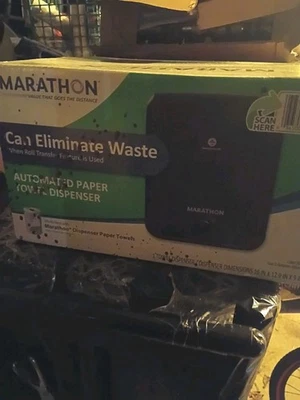 Marathon 1191756 Automated Paper Towel Dispenser - Black - Image 1 of 2