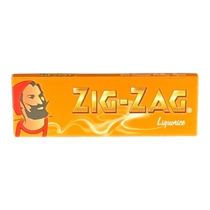 Zig-Zag Liquorice Regular Size Rolling Papers | Classic Rich Flavour | 50 Leaves - Picture 1 of 5