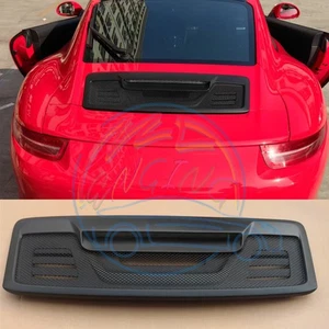 Matte Black Engine Vent Radiator Grille Upgrade For Porsche 911 991.1 2011-2016 - Bild 1 von 10